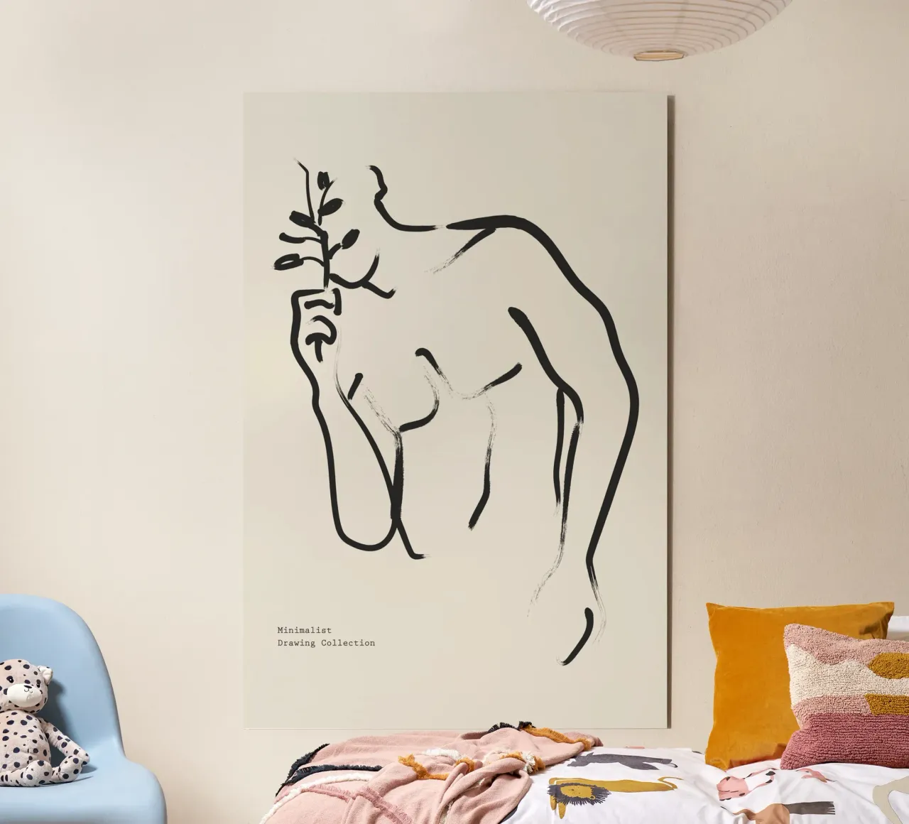 Minimalist Drawing Collection No 05 alluminio dibond da treechild