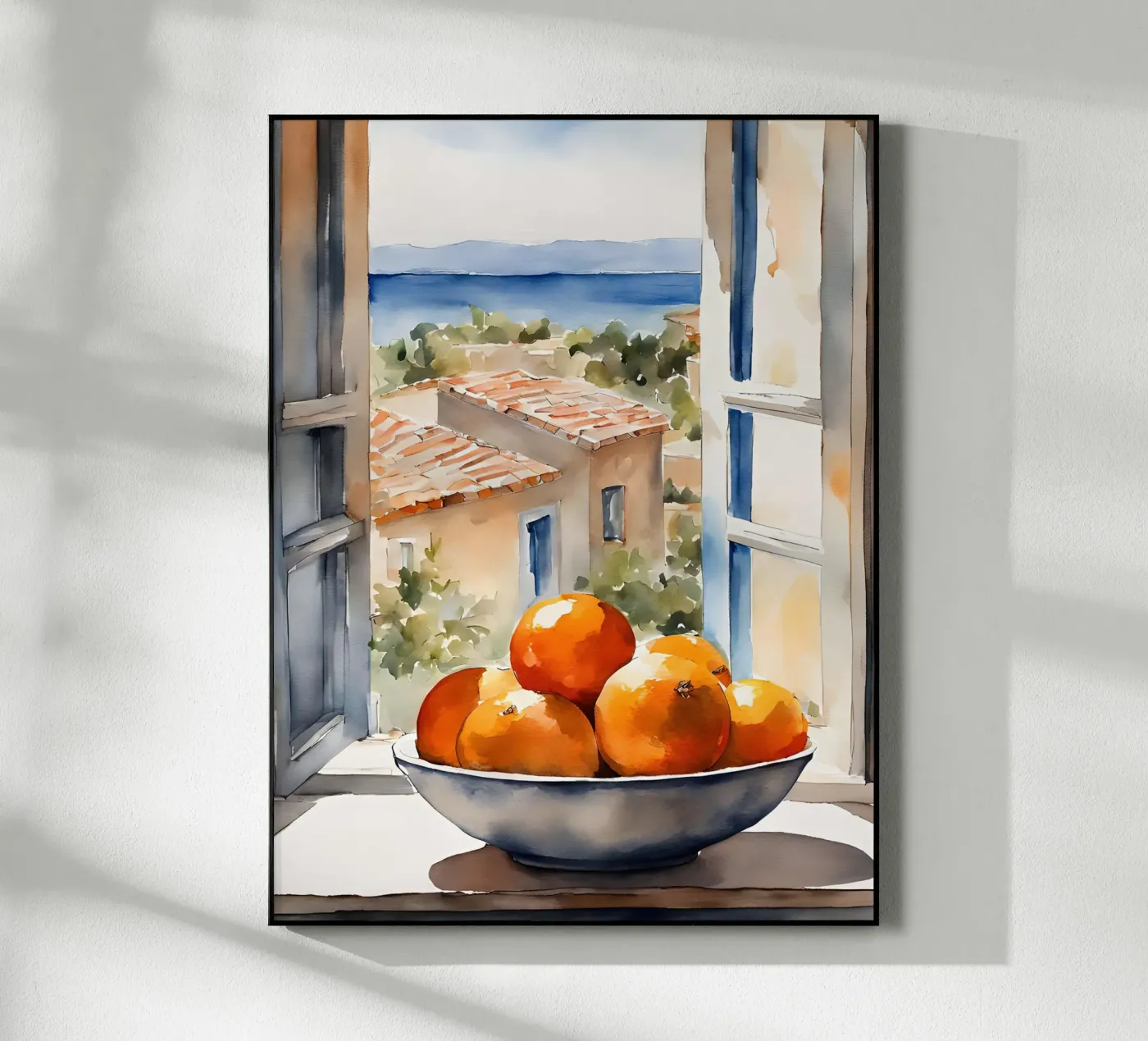 Arance in finestra plexiglass da Lonnieprints