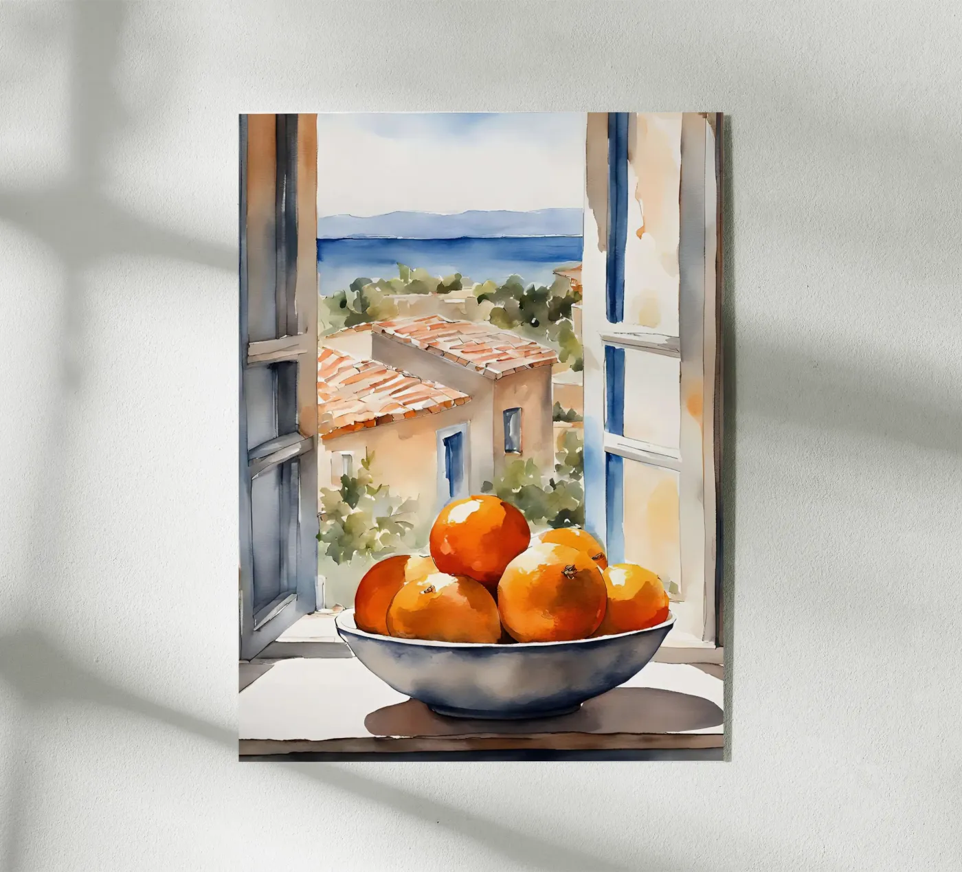 Arance in finestra plexiglass da Lonnieprints