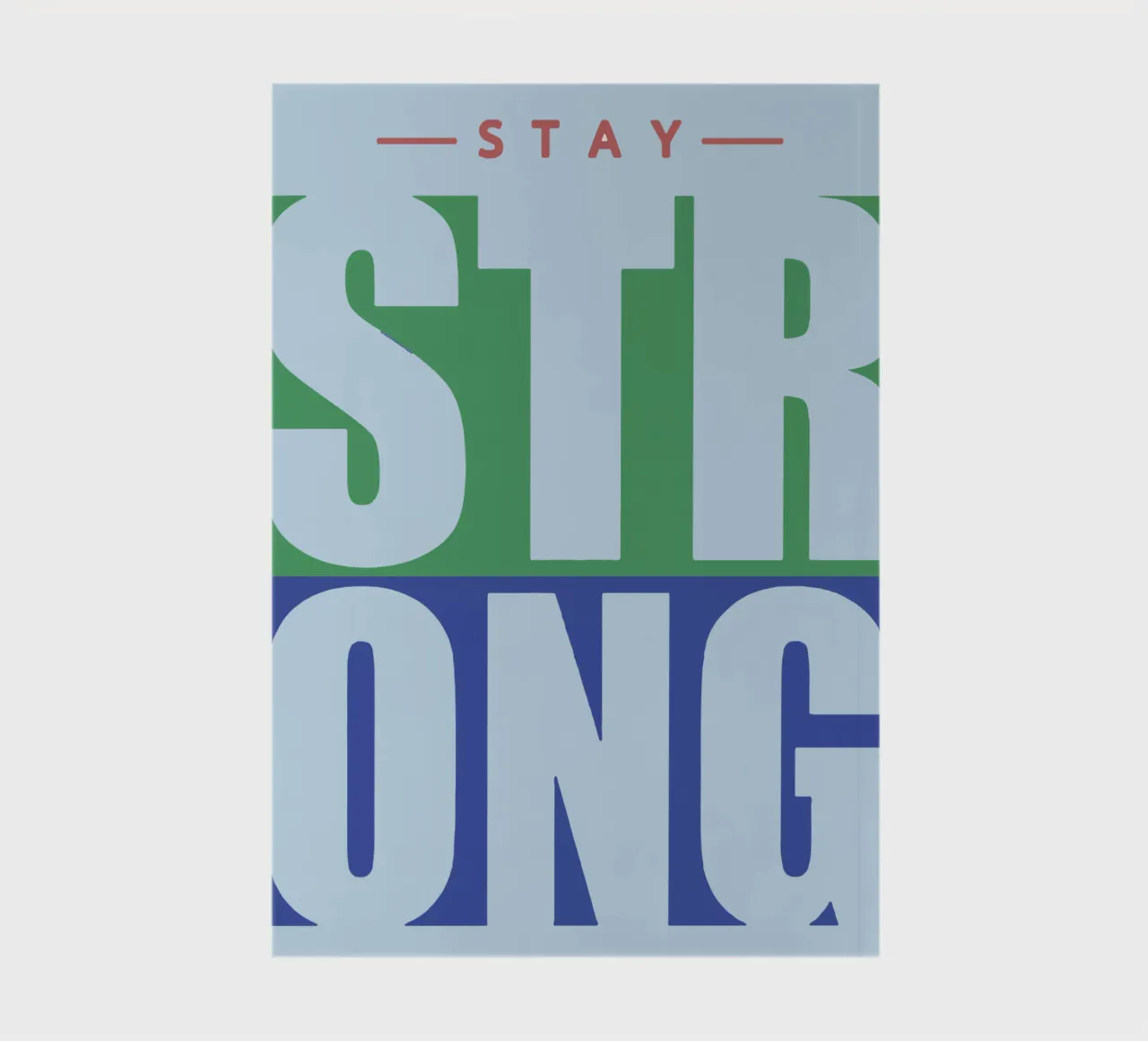 Stay Strong notebook by Gunawan Rb