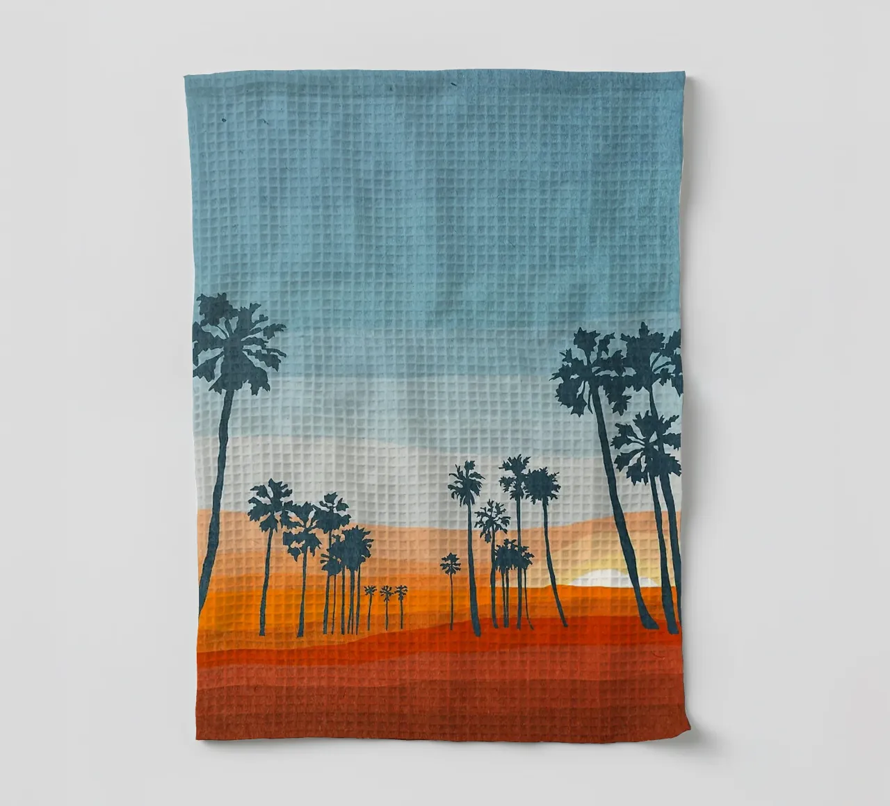 Sunset and palms canovaccio da cucina da Lynn Janet