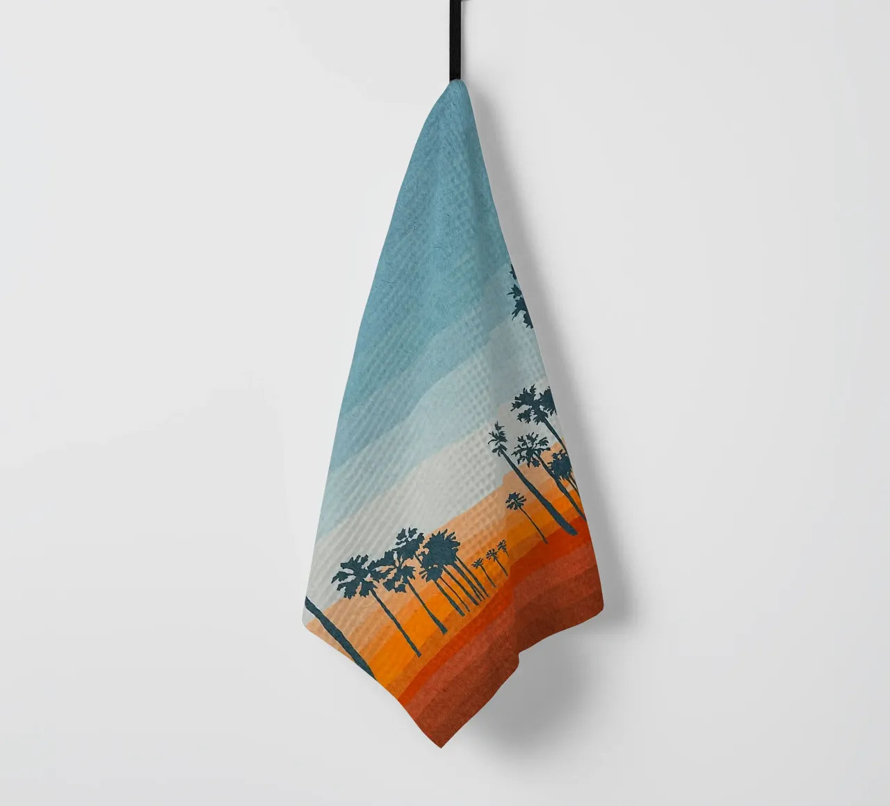 Sunset and palms canovaccio da cucina da Lynn Janet