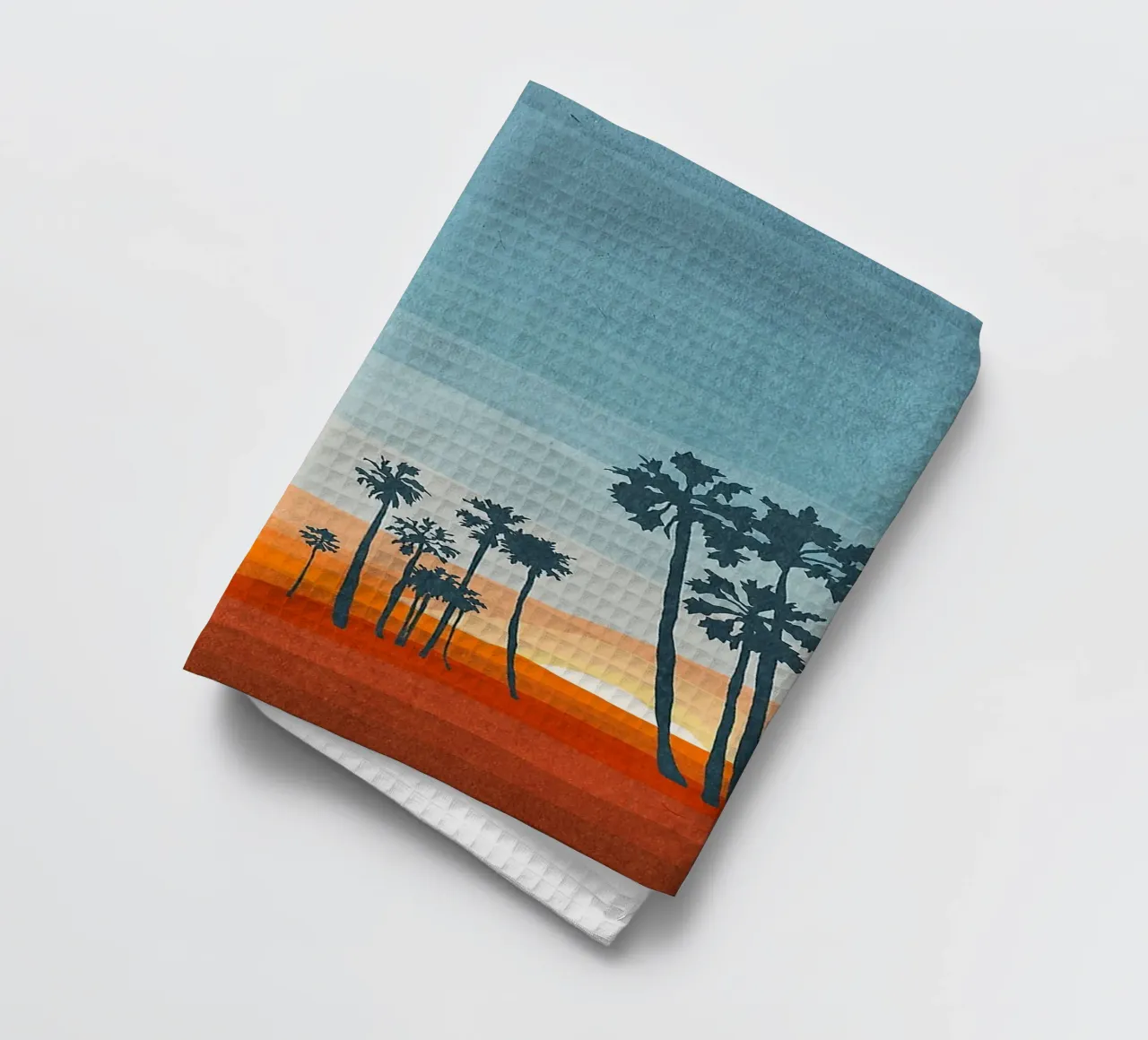 Sunset and palms canovaccio da cucina da Lynn Janet