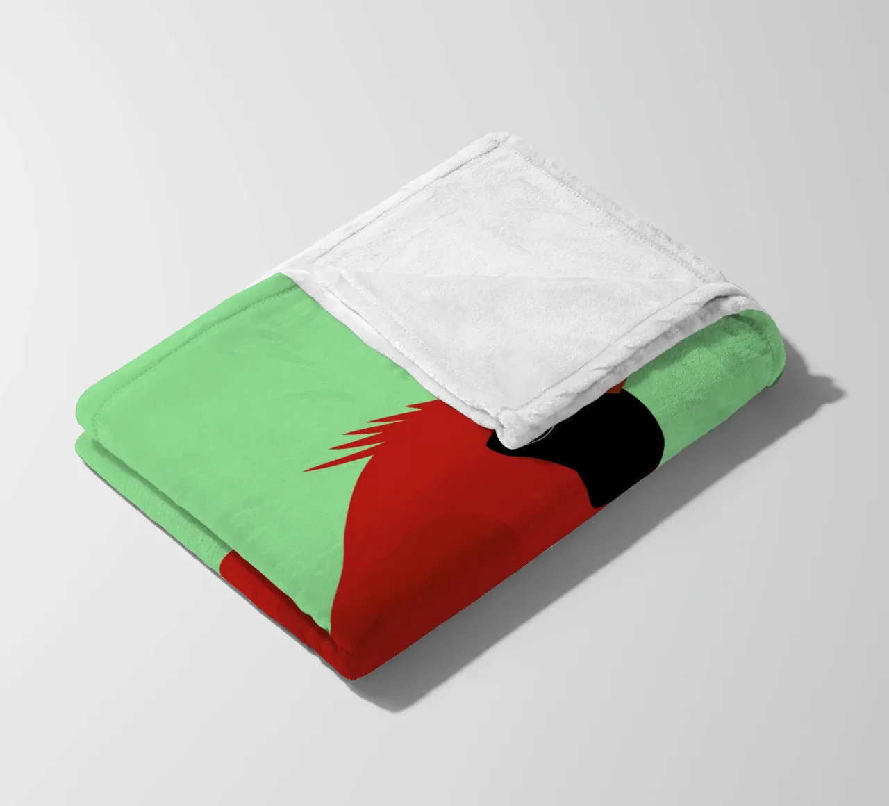 Cute northern cardinal fleece blanket by BwiseLizzy
