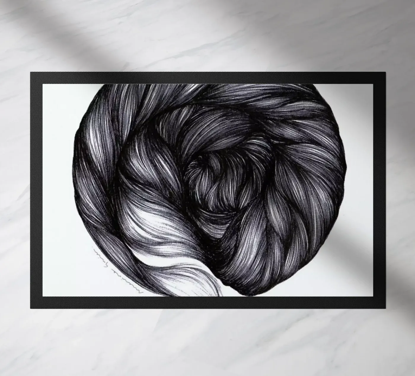 The Hole deurmat van Marina Guiu