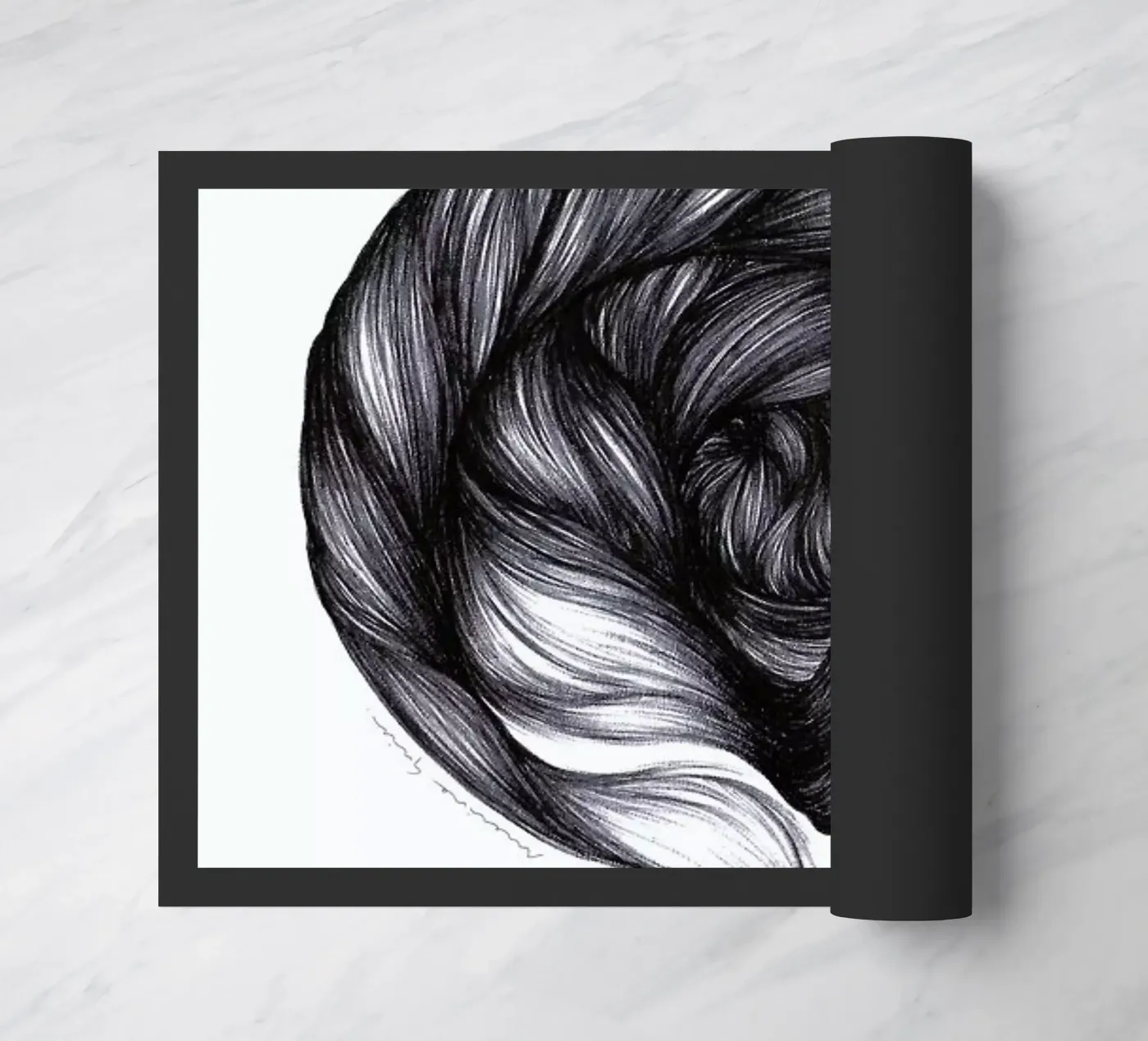 The Hole deurmat van Marina Guiu