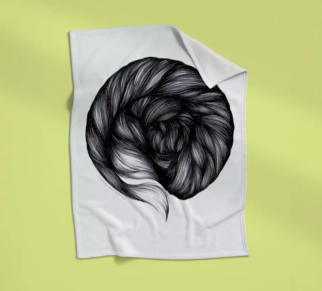 The Hole fleece blanket by Marina Guiu