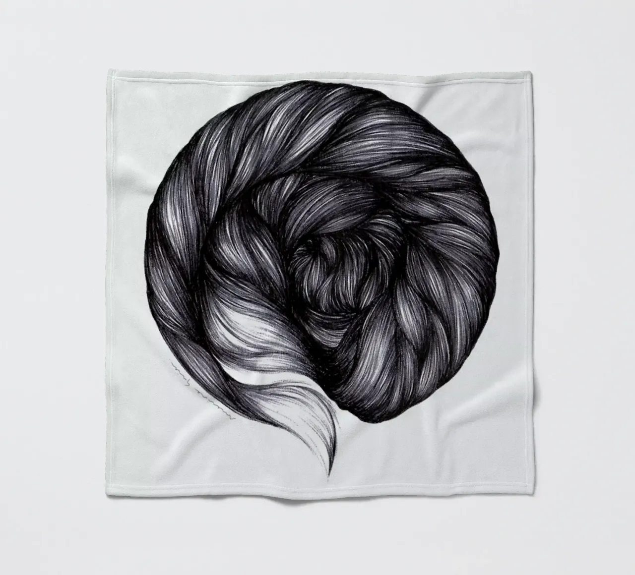 The Hole fleece blanket by Marina Guiu