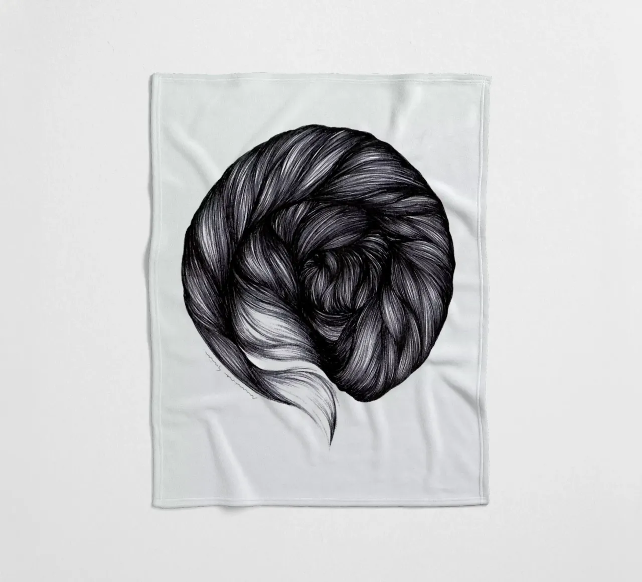 The Hole fleece blanket by Marina Guiu