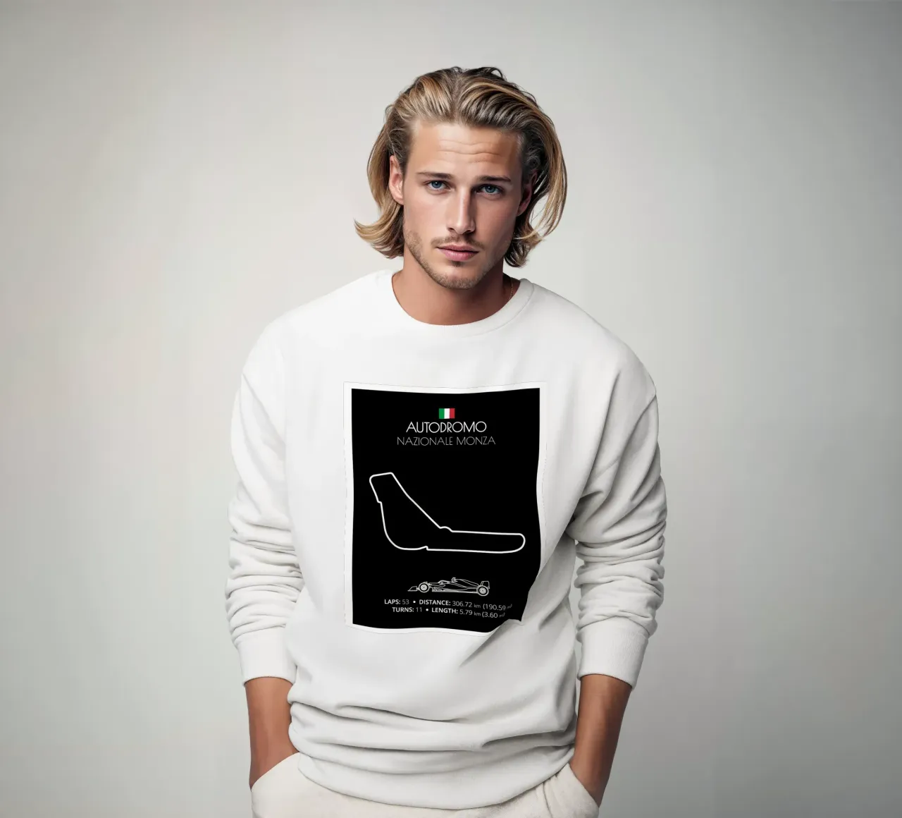 Autodromo Nazionale Monza F1 Formula Race Track felpa da ashcraft shop