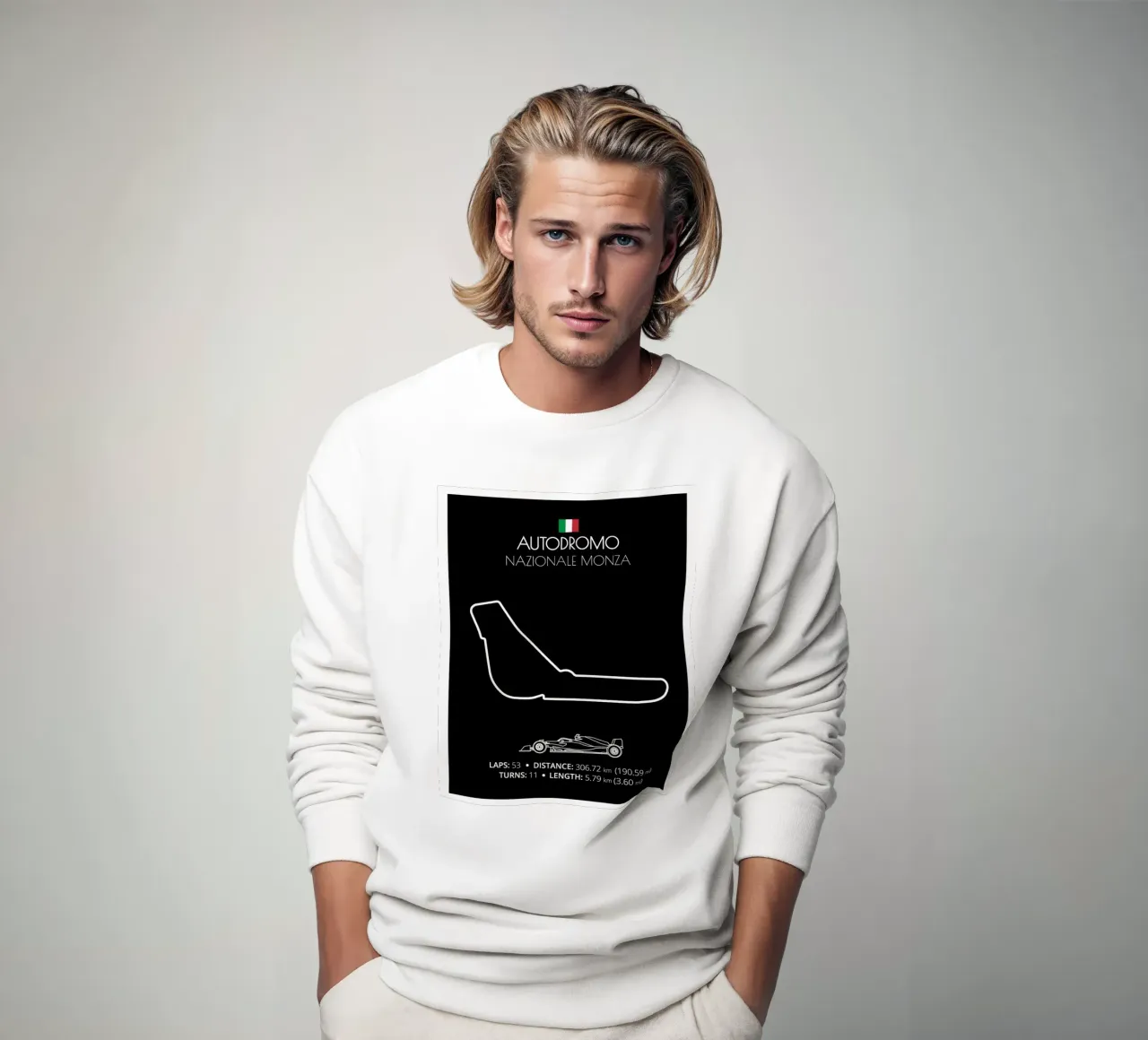 Autodromo Nazionale Monza F1 Formula Race Track felpa da ashcraft shop