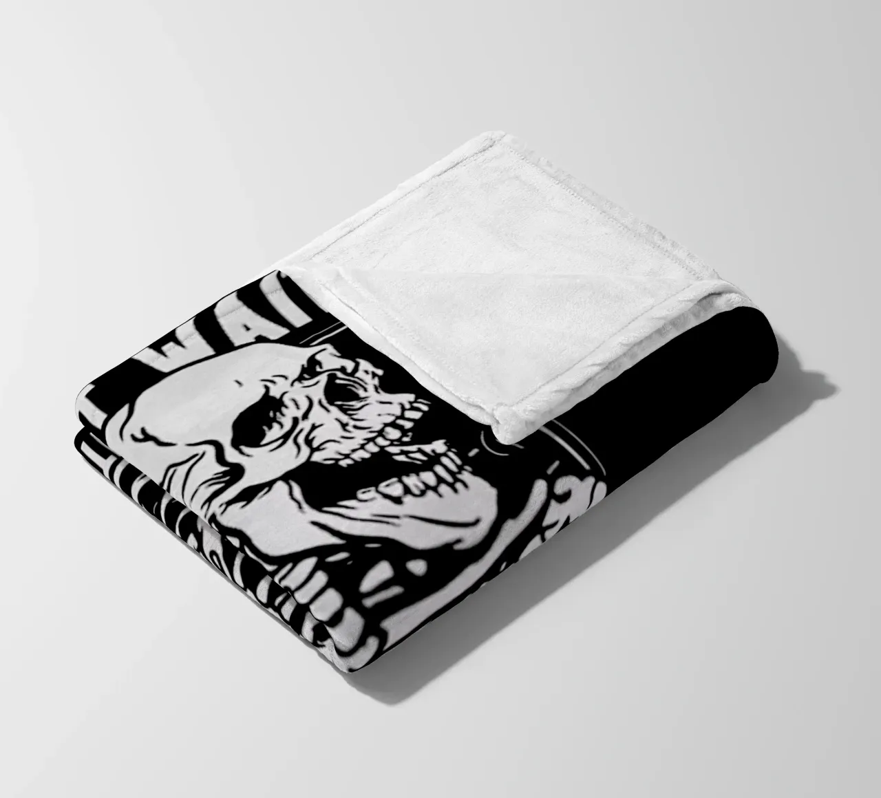 Ich warte einfach Fleecedecke von Gunawan Rb