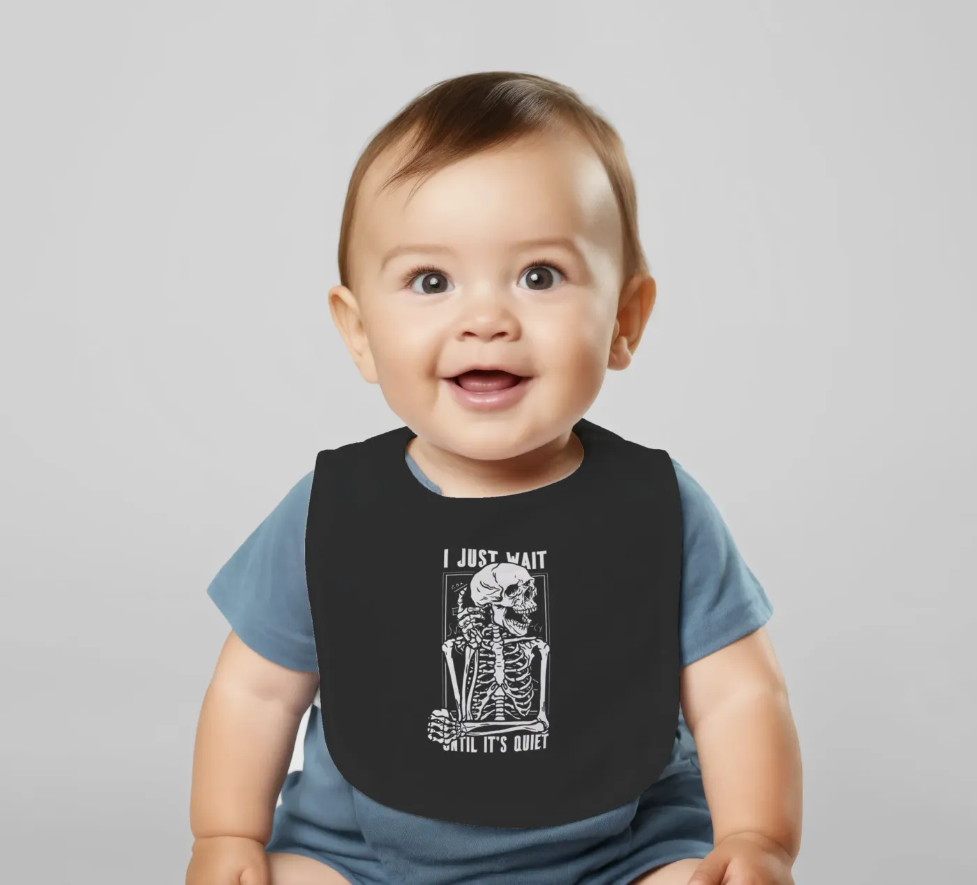 I just Wait Babylätzchen von Gunawan Rb