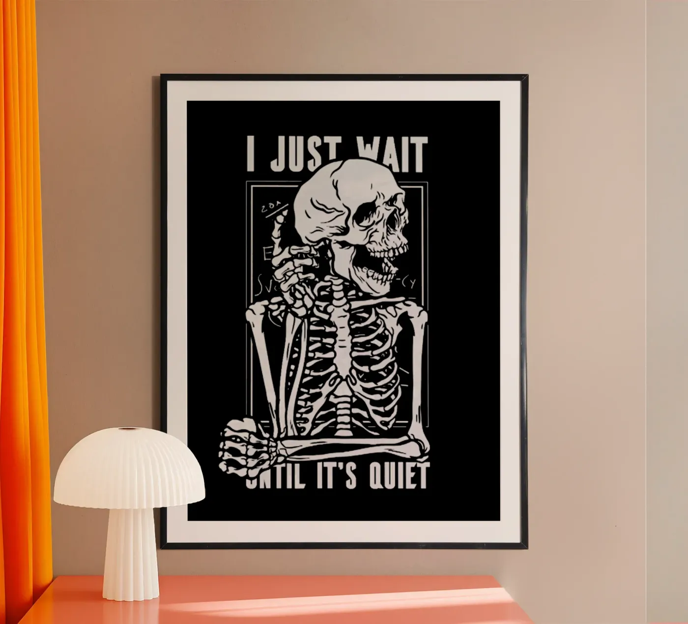 I just Wait Poster von Gunawan Rb