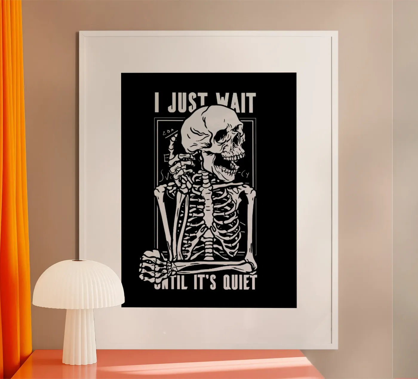 I just Wait Poster von Gunawan Rb