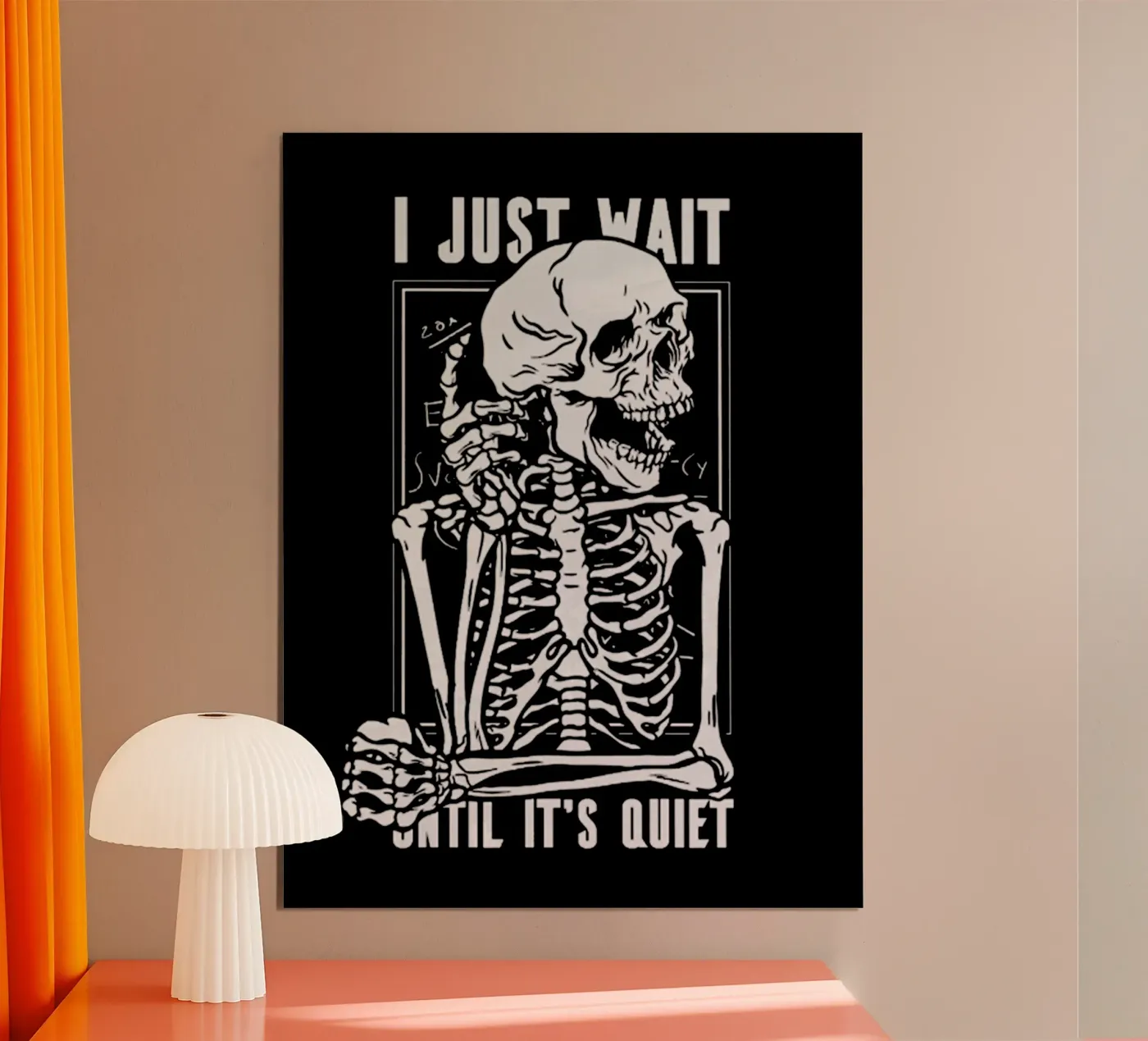 I just Wait Poster von Gunawan Rb