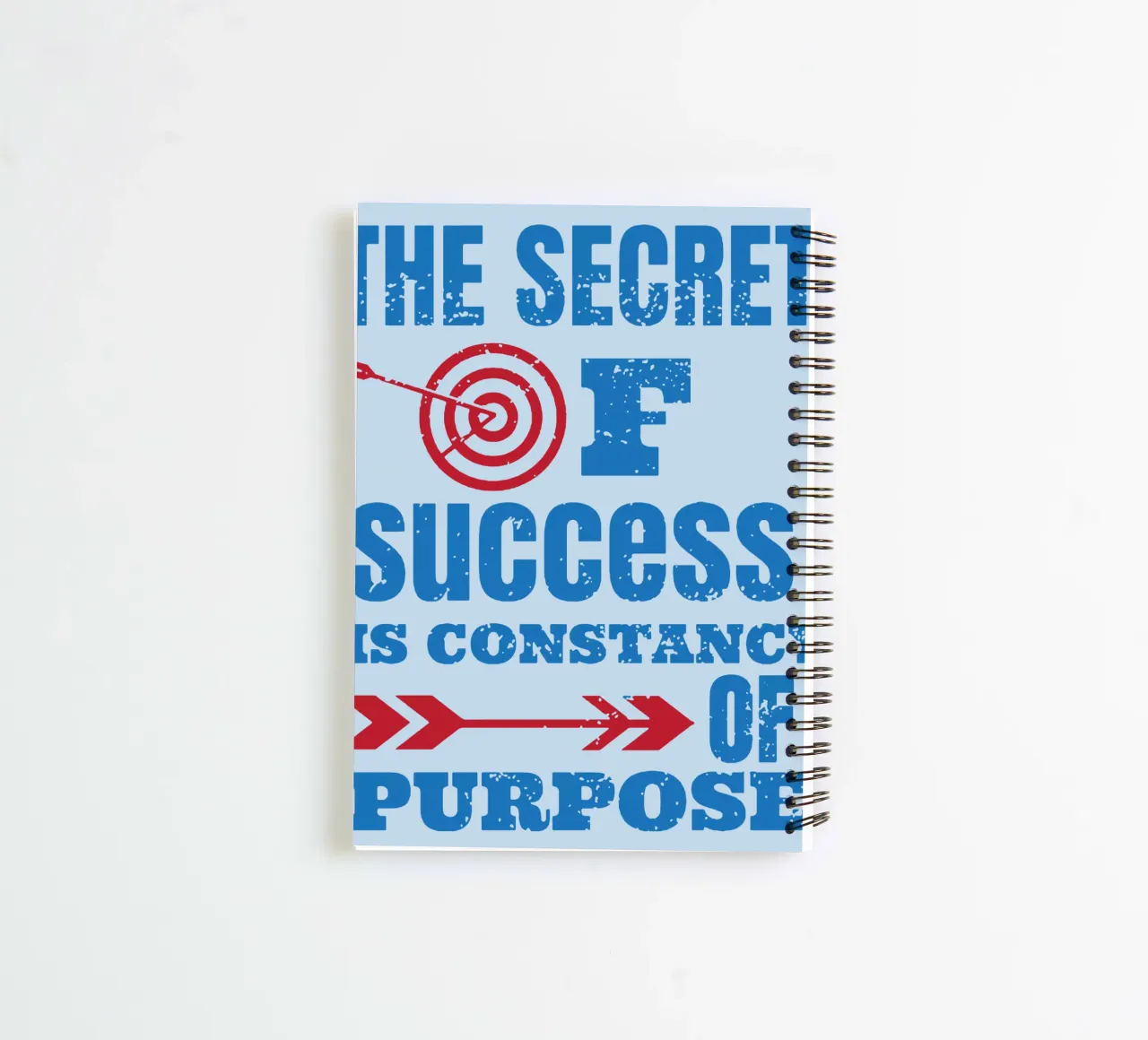 The Secret of success is Constancy of Purpose spiral notebook by Gunawan Rb
