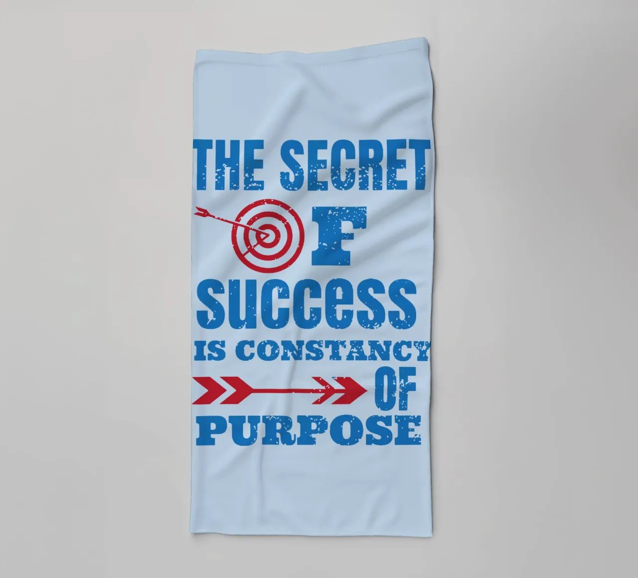 Le secret de la réussite, c'est la constance de l'objectif serviette de bain de Gunawan Rb