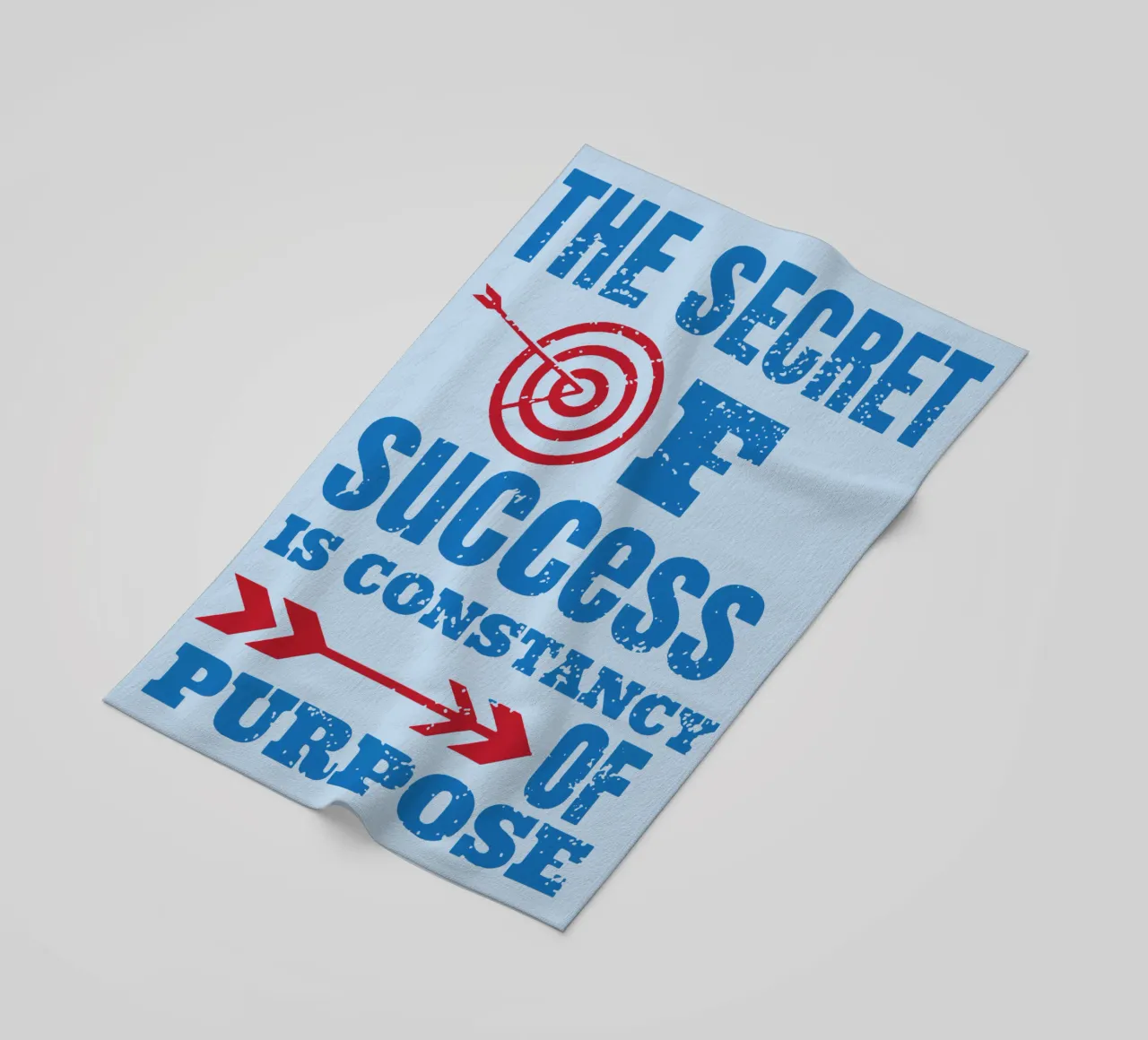 The Secret of success is Constancy of Purpose beach towel by Gunawan Rb