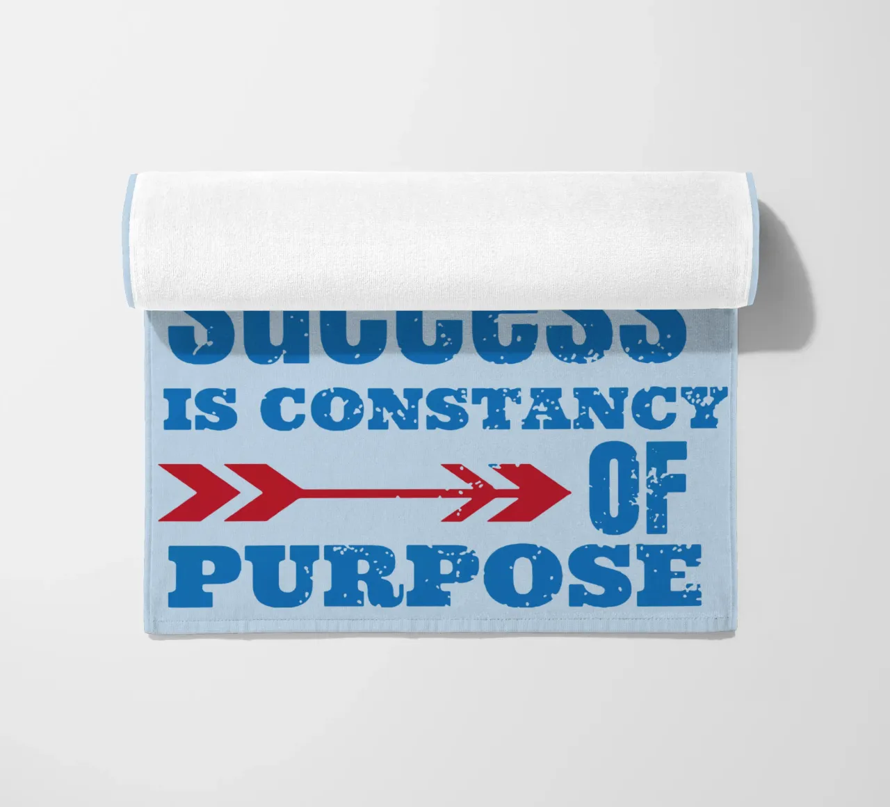 The Secret of success is Constancy of Purpose beach towel by Gunawan Rb