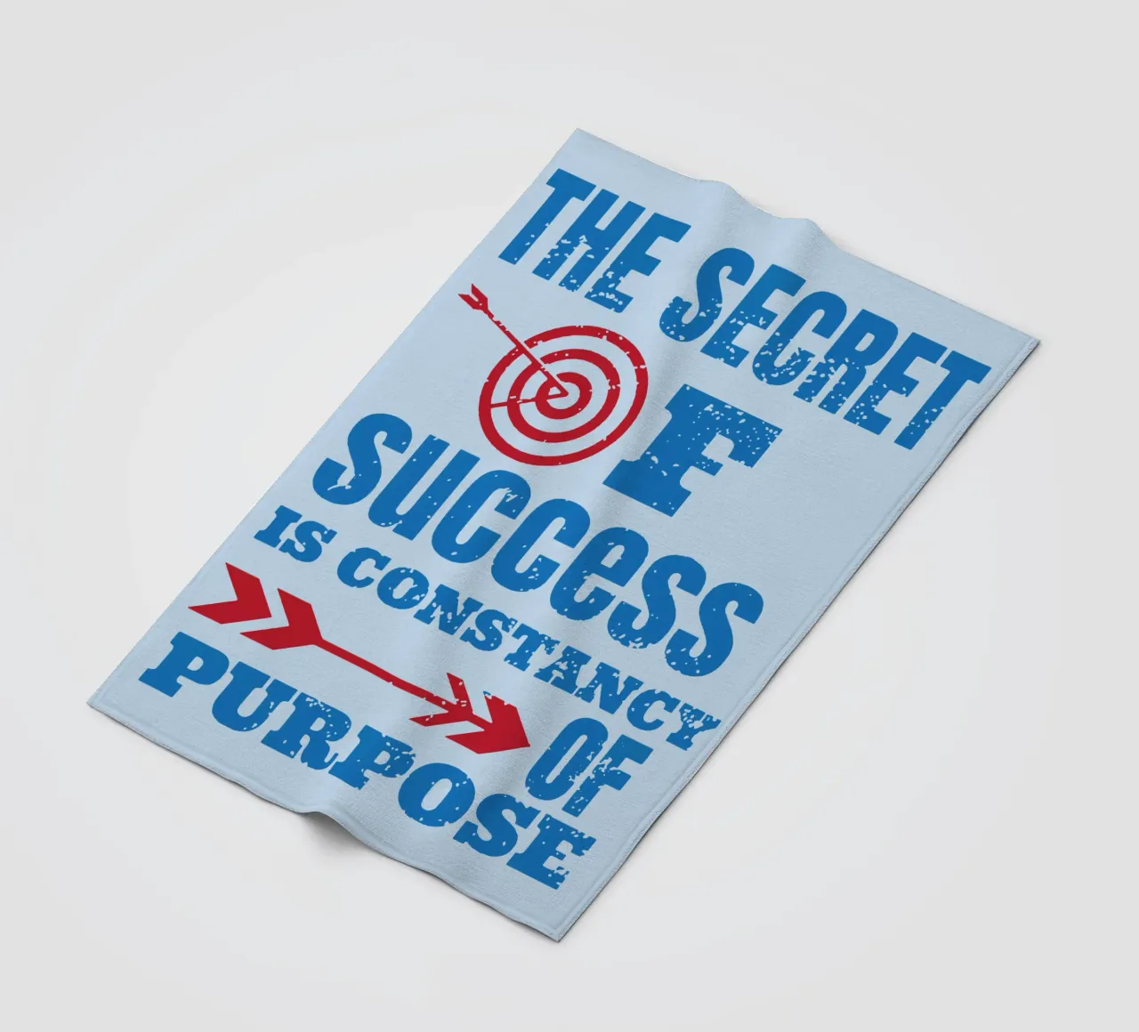 The Secret of success is Constancy of Purpose fleece blanket by Gunawan Rb