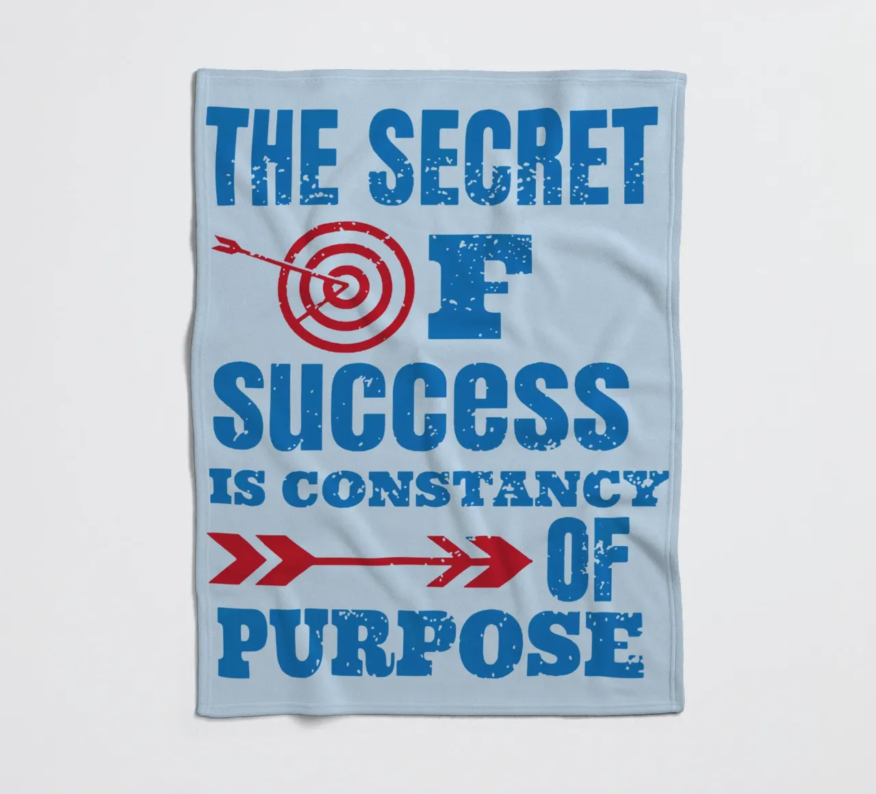 The Secret of success is Constancy of Purpose fleece blanket by Gunawan Rb