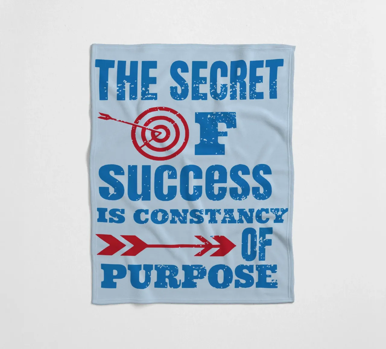 The Secret of success is Constancy of Purpose fleece blanket by Gunawan Rb