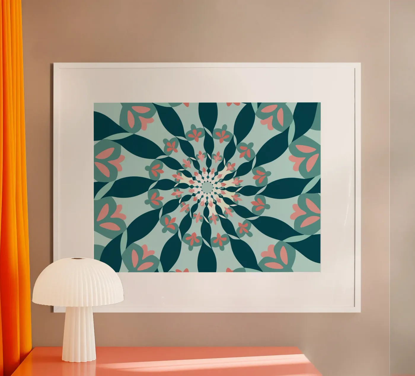 Mandala floreale poster da SPECIAL FLOWER PATTERNS