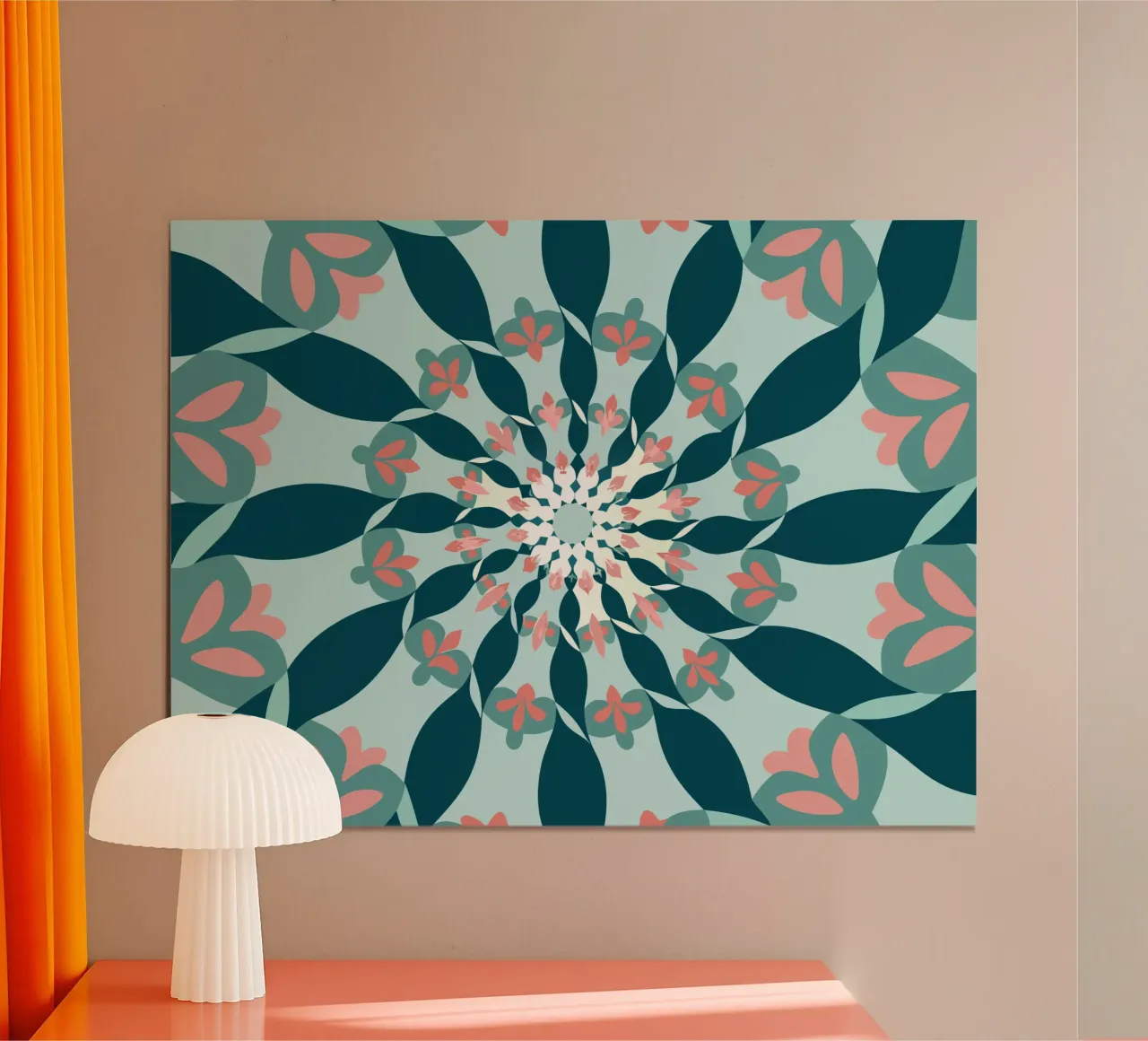 Mandala floreale poster da SPECIAL FLOWER PATTERNS