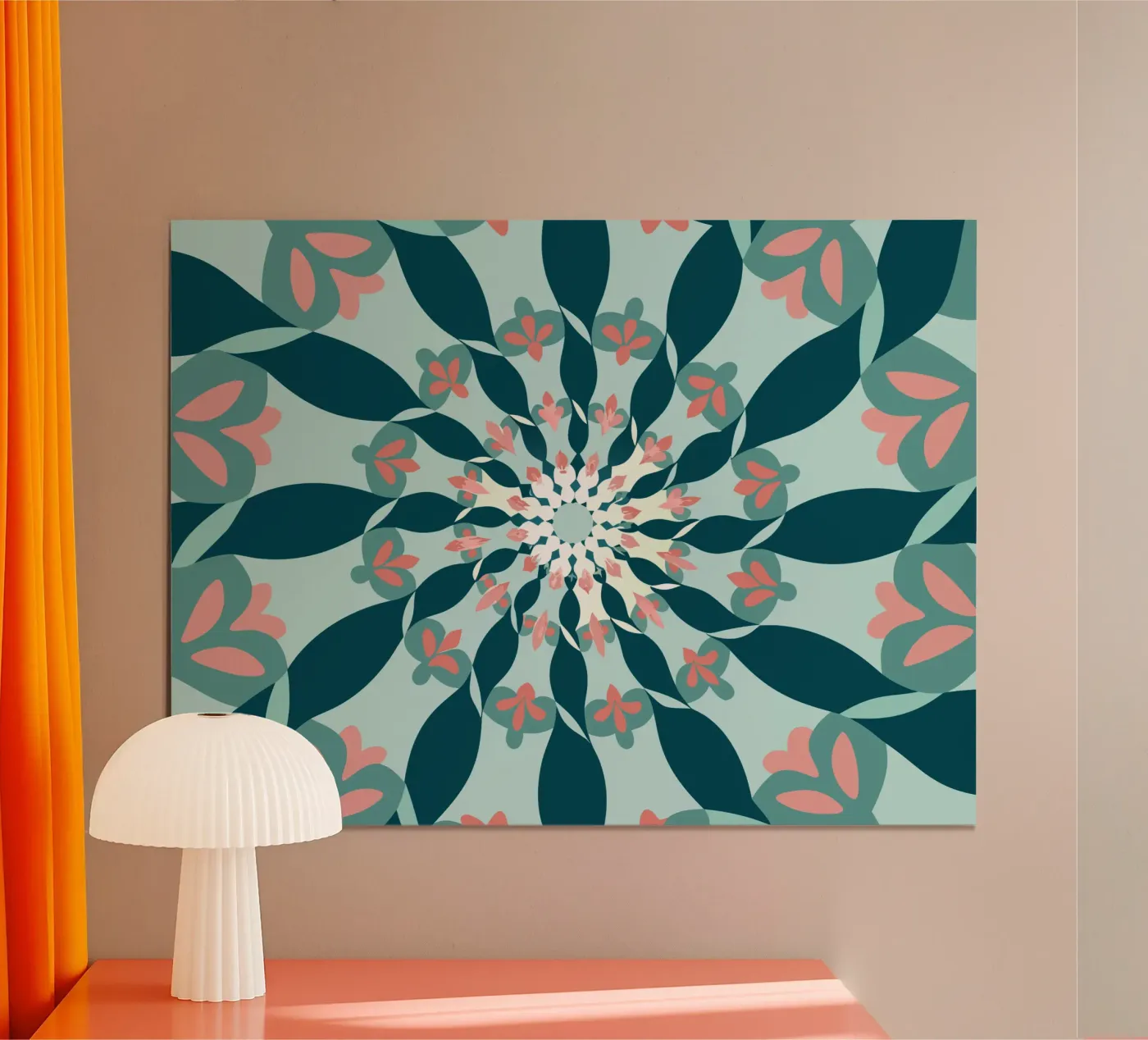 Mandala floreale poster da SPECIAL FLOWER PATTERNS