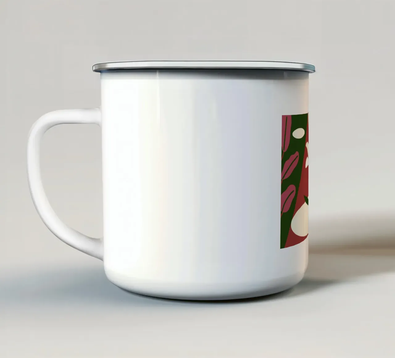 Fiore di giglio tazza in smalto da SPECIAL FLOWER PATTERNS