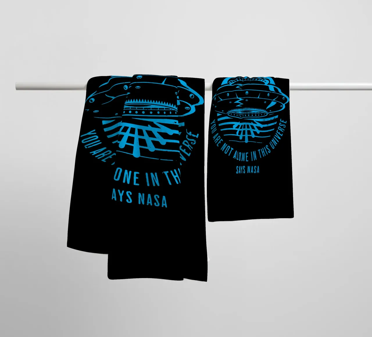 UFO DETECTION towel by Gunawan Rb