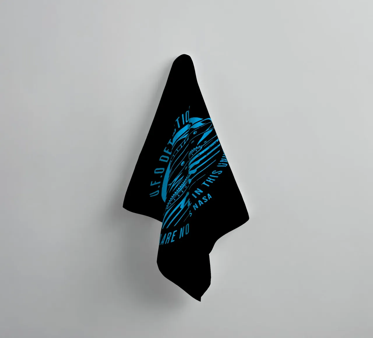 UFO DETECTION towel by Gunawan Rb