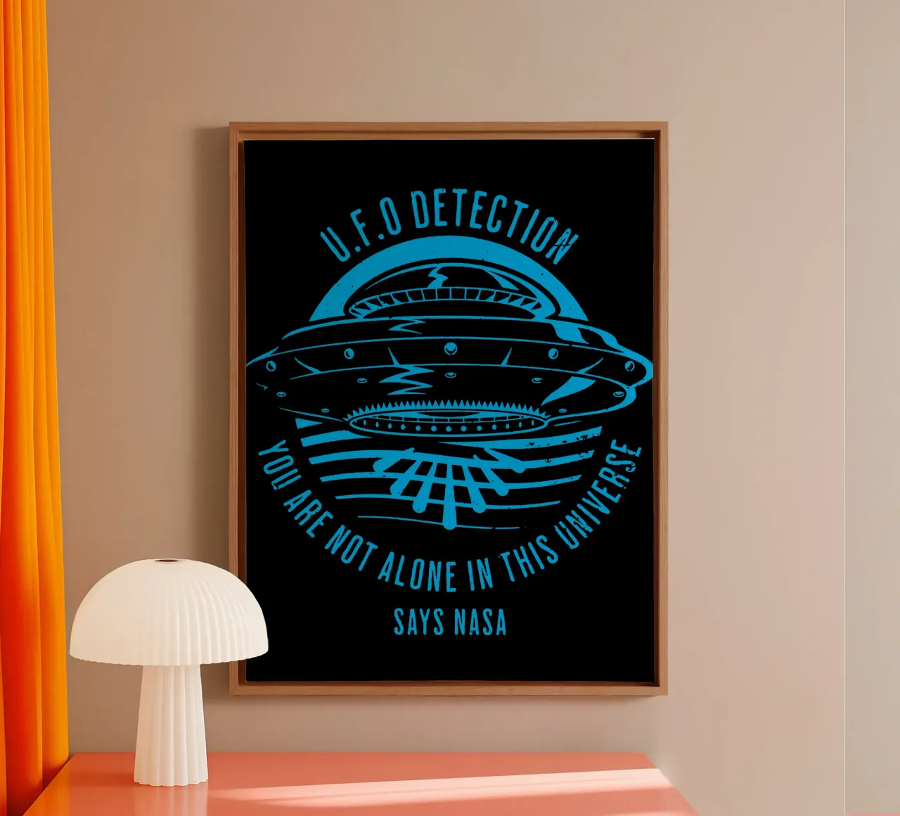 UFO DETECTION canvas by Gunawan Rb