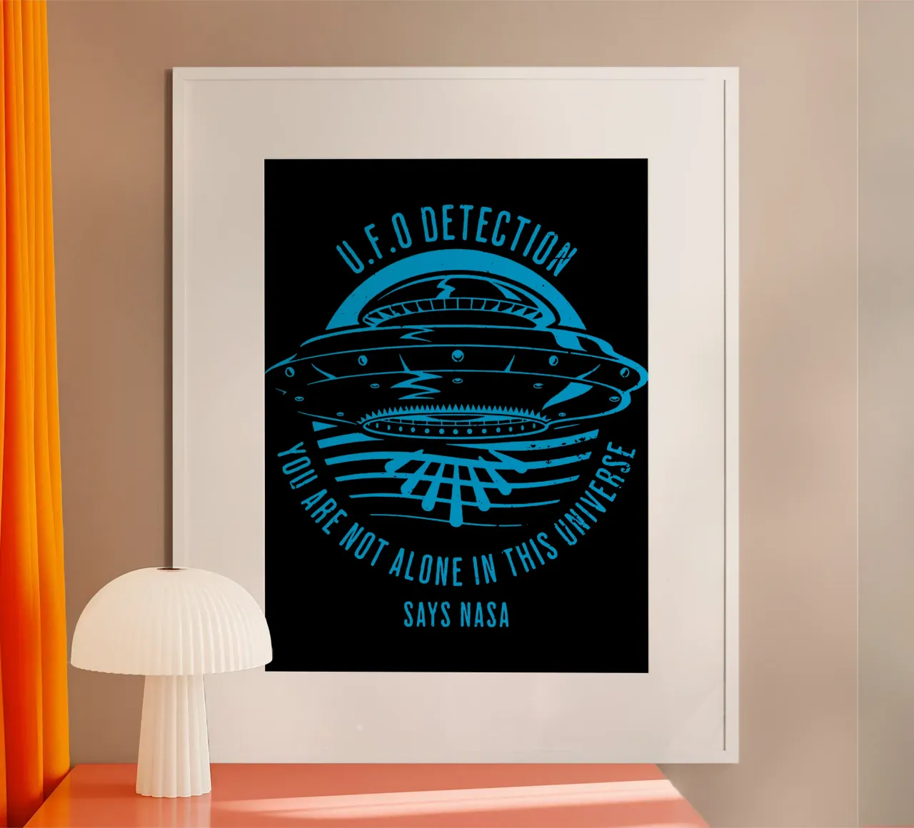 UFO-DETECTIE poster van Gunawan Rb