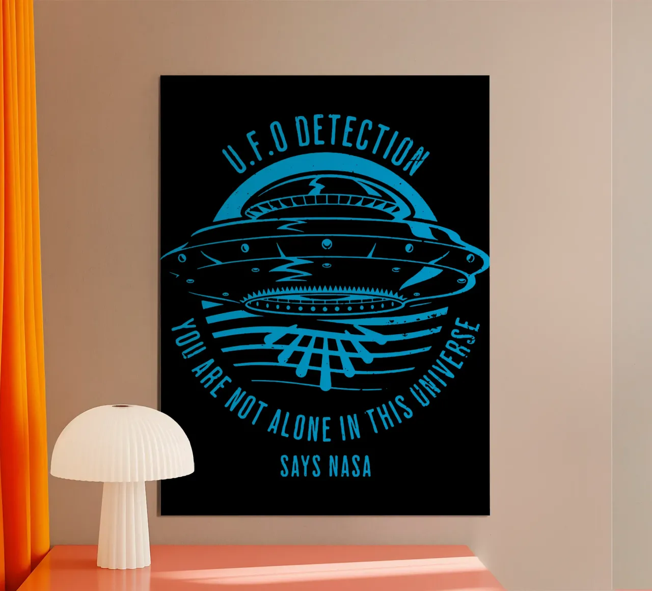 UFO-DETECTIE poster van Gunawan Rb