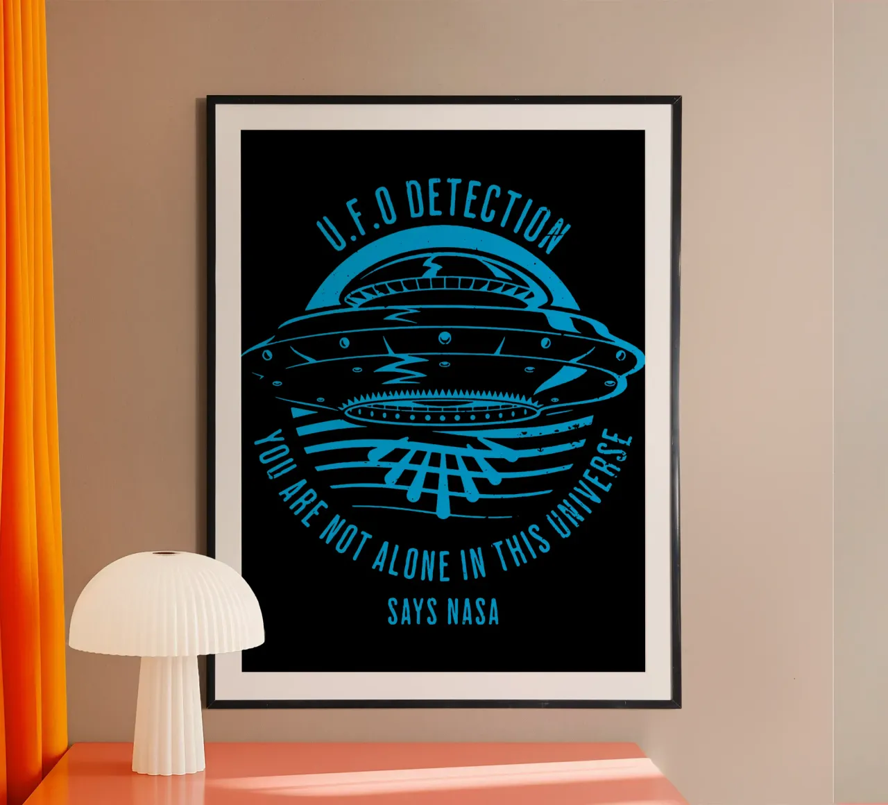 UFO-DETECTIE poster van Gunawan Rb