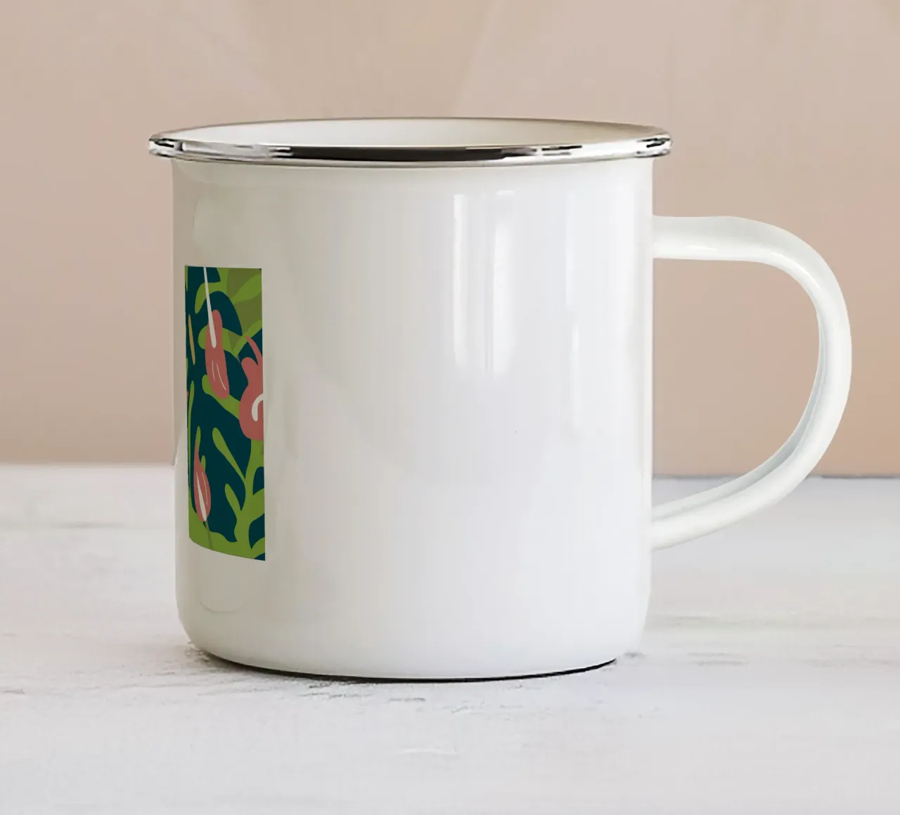 Fiore di Anthurium tazza in smalto da SPECIAL FLOWER PATTERNS