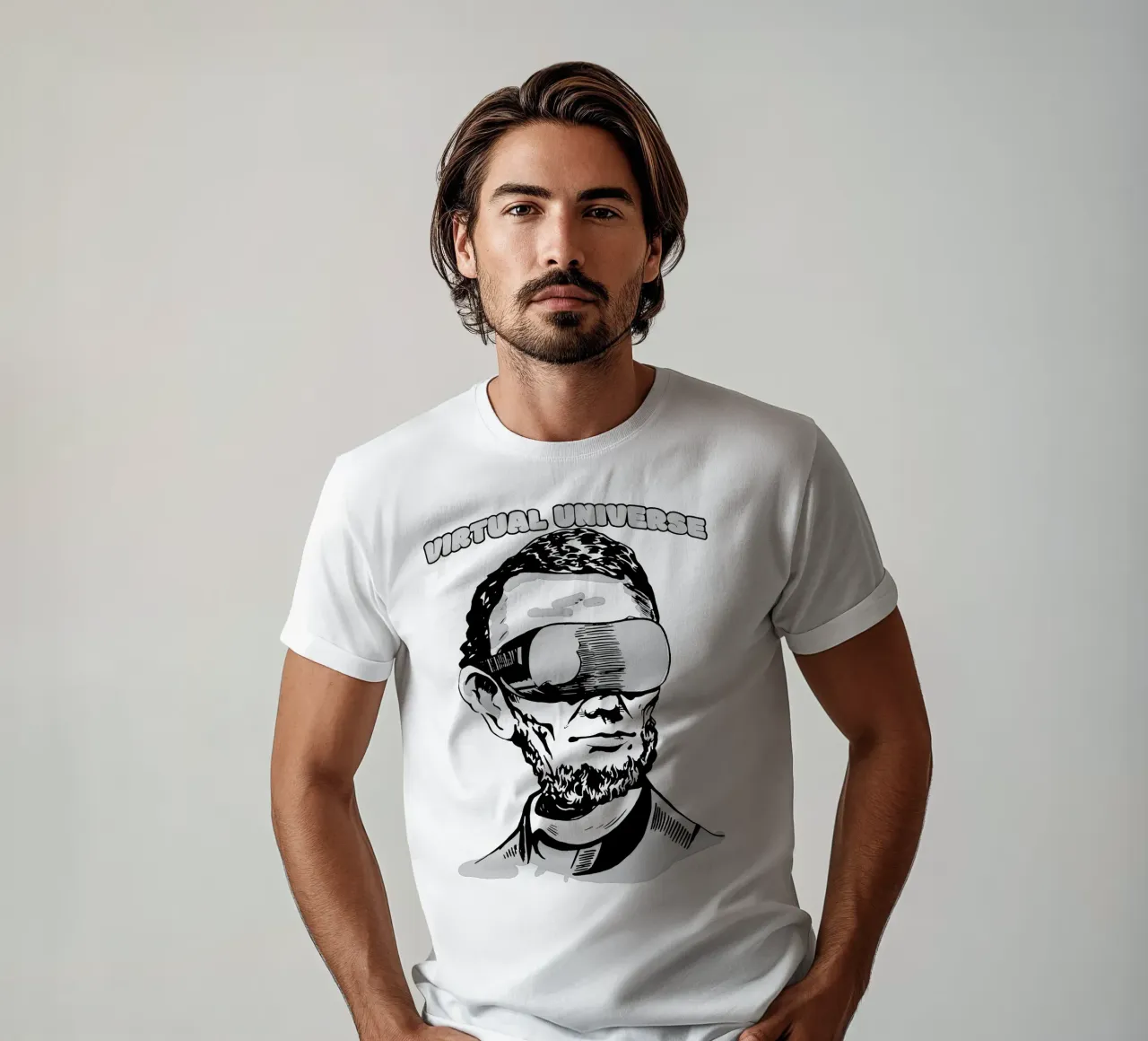 Universo virtuale t-shirt da Gunawan Rb