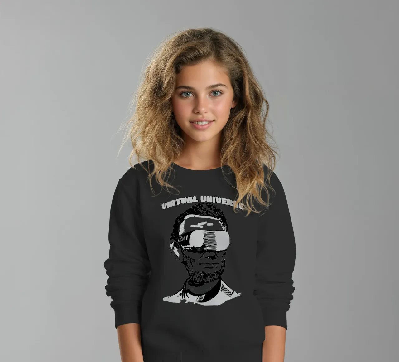 Universo virtuale felpa bambino da Gunawan Rb