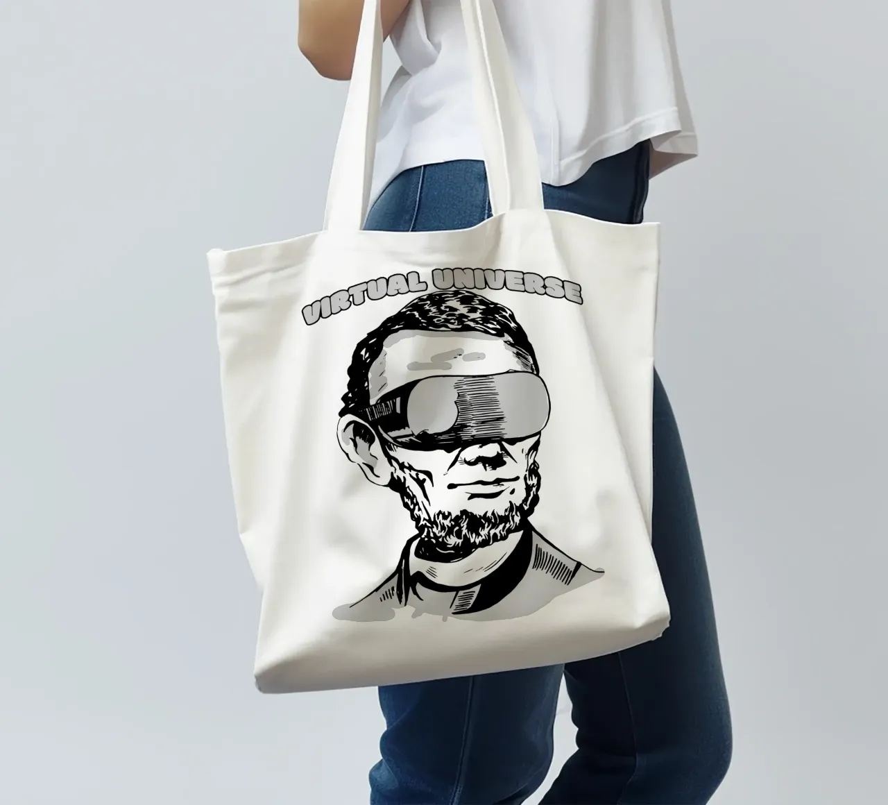 Universo virtuale borsa in juta da Gunawan Rb