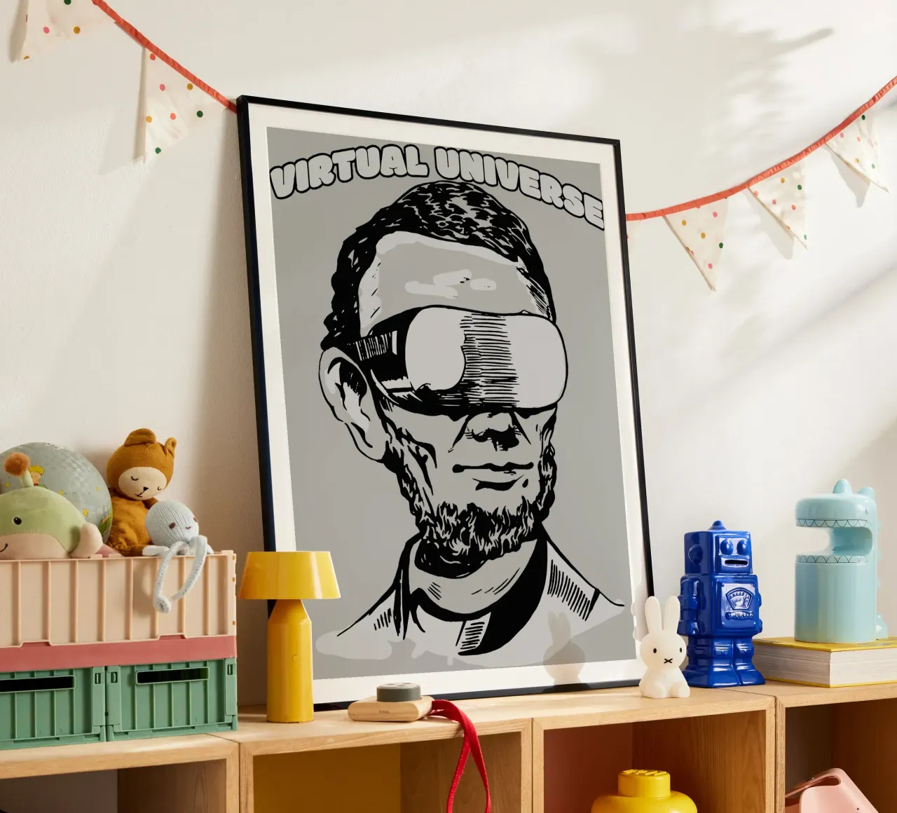 Universo virtuale poster da Gunawan Rb