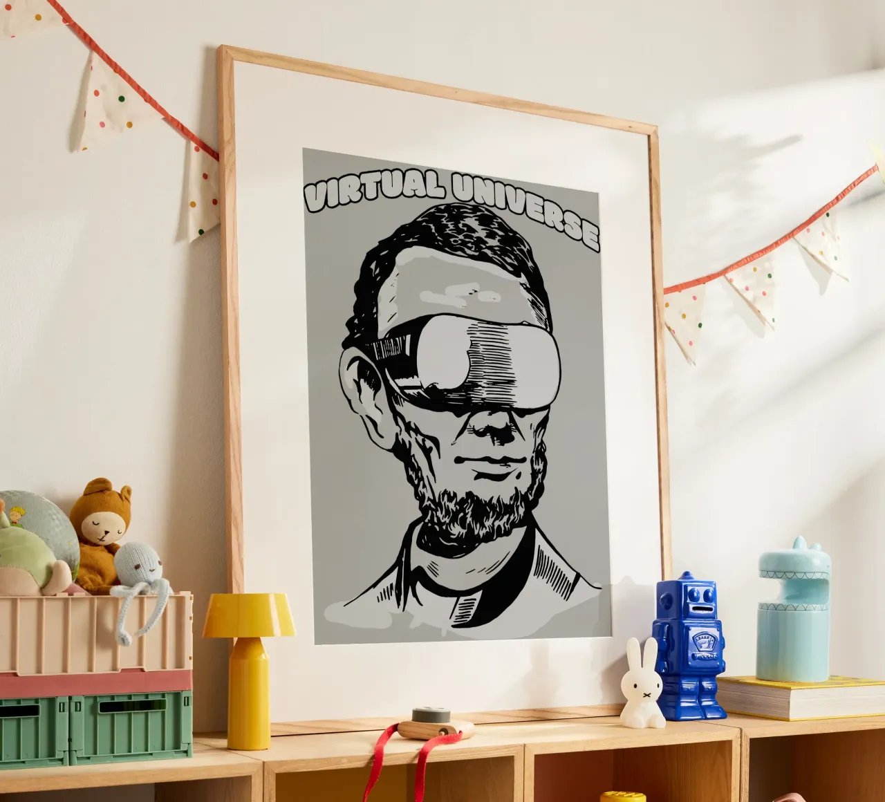 Universo virtuale poster da Gunawan Rb