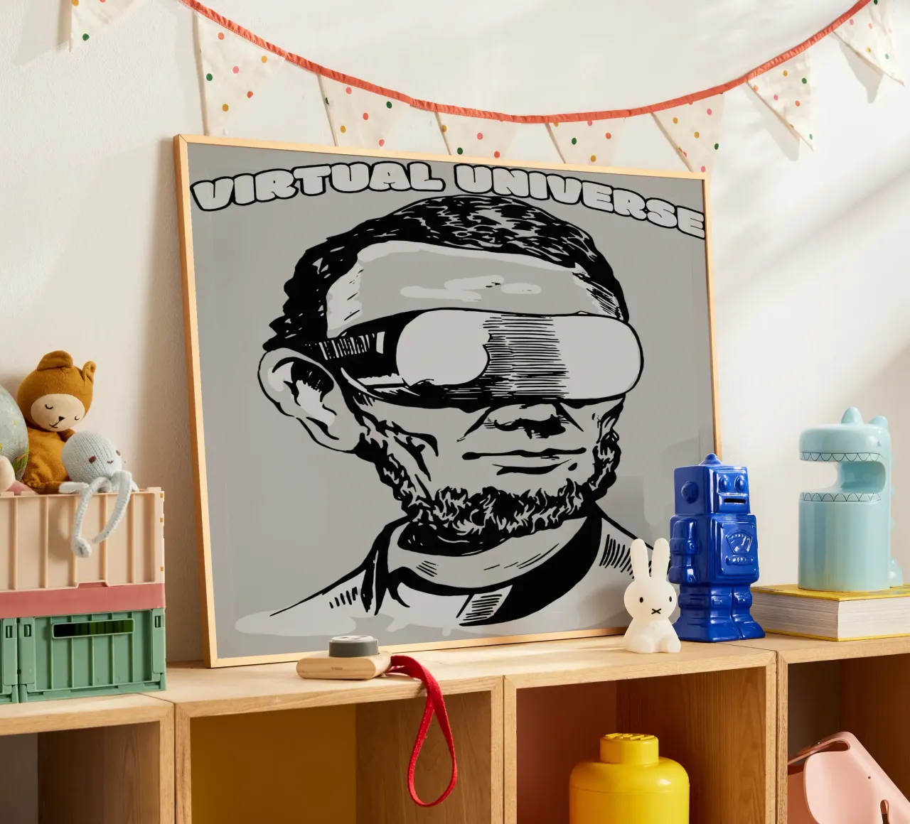 Universo virtuale poster da Gunawan Rb