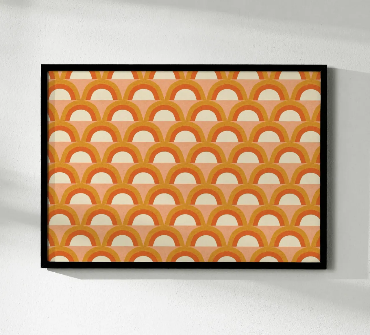 Nuovo Mid Mod Rainbow Magic Orange poster da susanacosta