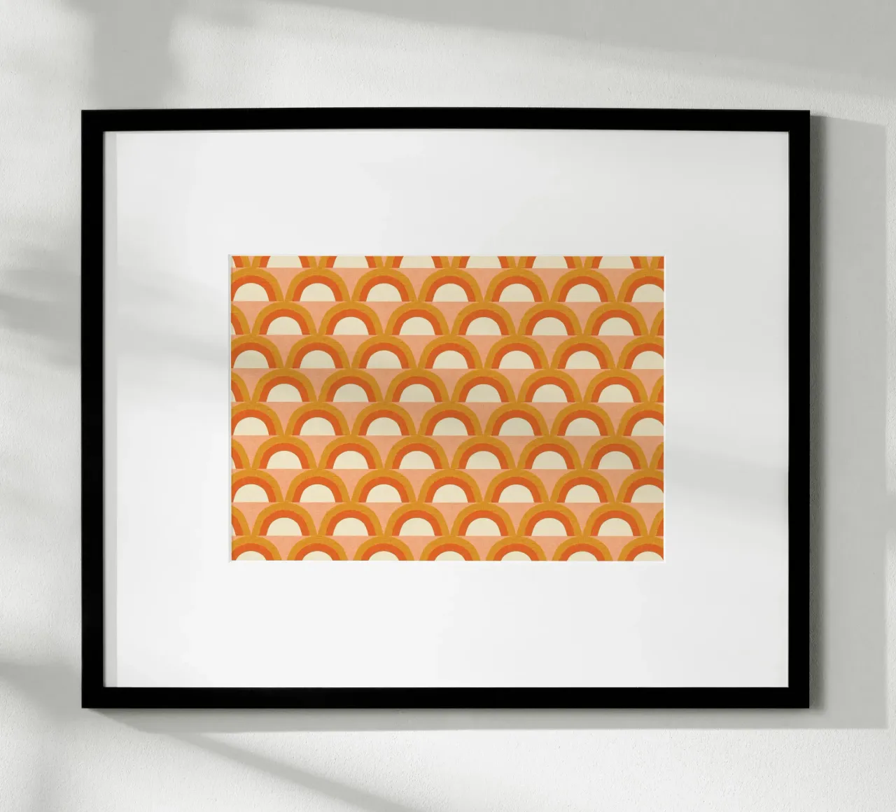 Nuovo Mid Mod Rainbow Magic Orange poster da susanacosta