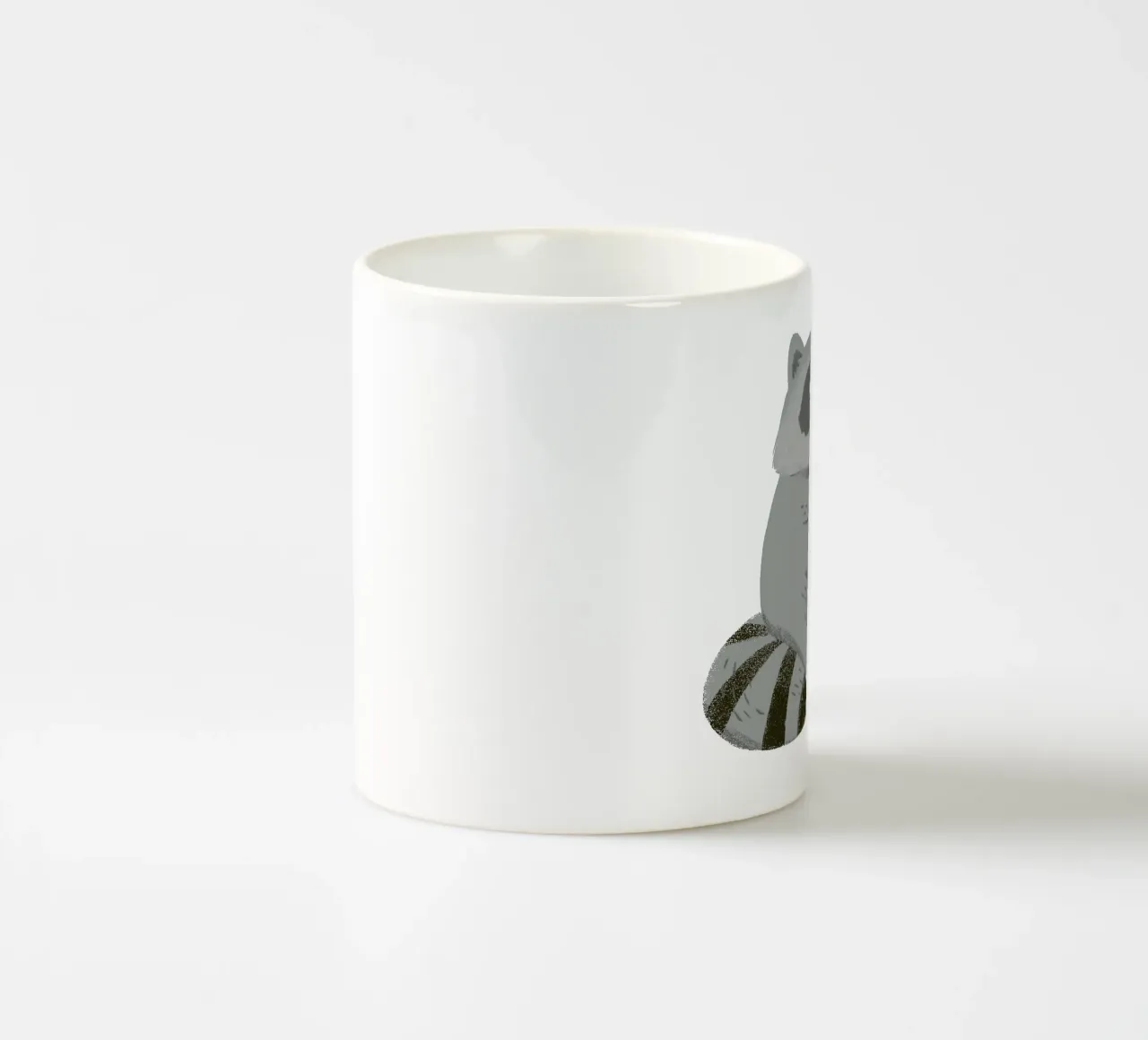 Ladro di biscotti - Illustrazione di un simpatico procione tazza in ceramica da VIERUNDFÜNFZIG