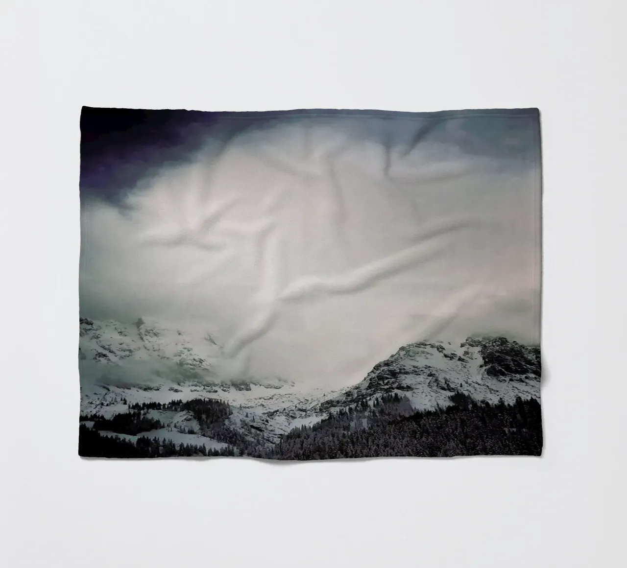 The Alps 3 Fleecedecke von Nur Mut