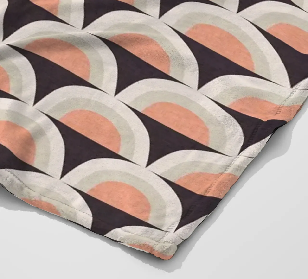 New Mid Mod Rainbow Magic Pink coperta in pile da susanacosta