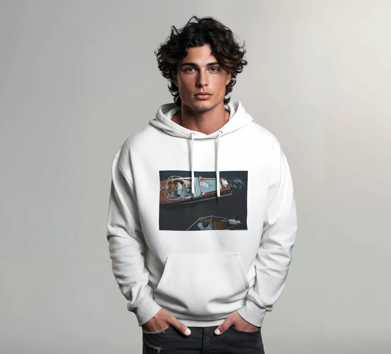 Slim Aarons - Monte Carlo felpa con cappuccio da furrrstore